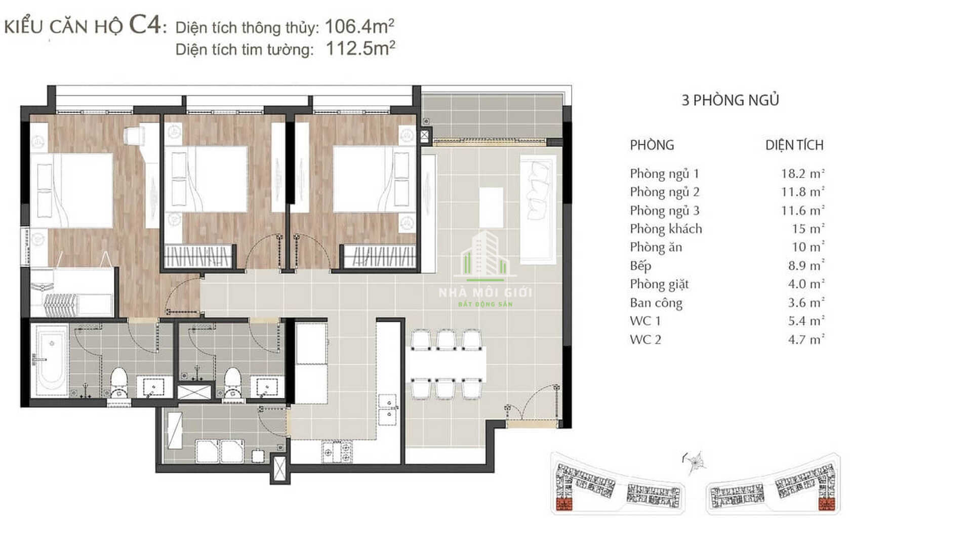 3pn – C4 Nhà Môi Giới Bất Động Sản